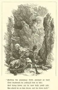Sir Calidore, Ritter der Höflichkeit, Biest mit tausend Zungen von Arthur George Walker