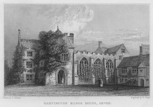 Darlington Manor House, Devon von Arthur Glennie