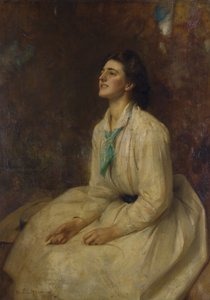 Die Feldlerche von Arthur Hacker