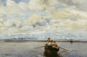 Muschelsammler, 1885 von Arthur Hardwick Marsh
