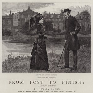 Von Post zu Ziel, eine Rennromanze von Arthur Hopkins