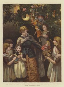 Früchte vom Weihnachtsbaum, eine Skizze im Findelhaus, Guildford Street