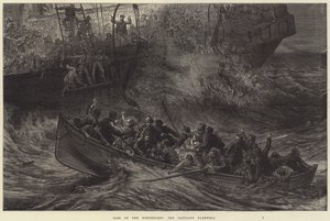 Verlust der Northfleet, der Abschied des Kapitäns