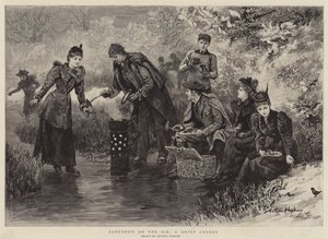 Mittagessen auf dem Eis, Eine ruhige Ecke von Arthur Hopkins