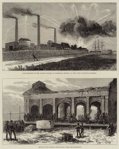 Die Explosion der Raketenfabrik im Woolwich Arsenal