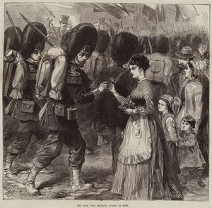 Der Krieg, die kaiserliche Garde bei Metz von Arthur Hopkins