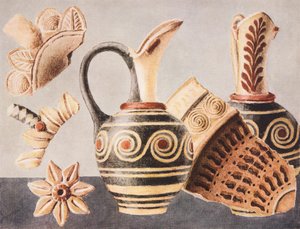 Dekorierte Vasen aus Knossos von Arthur John Evans