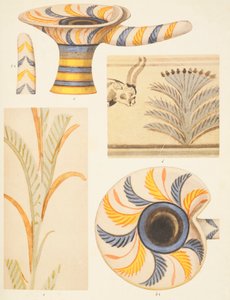 (Detail) der Töpferdekorationen von Knossos von Arthur John Evans