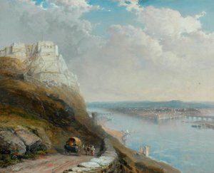 Koblenz von Ehrenbreitstein, 1898 von Arthur Joseph Meadows