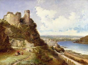 Burg Oberwesel und Schönburg am Rhein, Deutschland