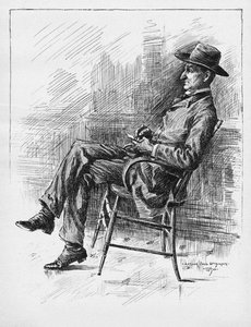 Porträt von Benjamin Peter Old Hutch Hutchinson, 1890