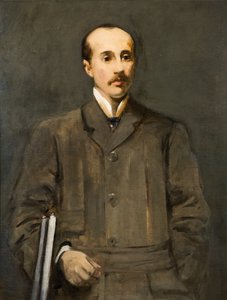 Ein Porträtstudie [J Martin White] von Arthur Melville