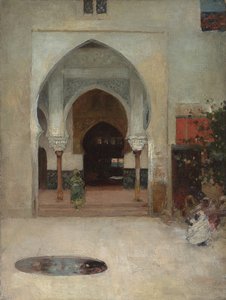 Studie für "An der Tür des Serails", ca. 1890 von Arthur Melville