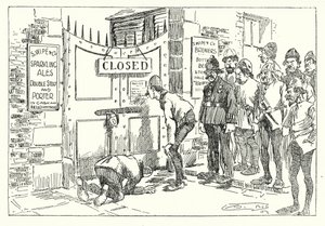 AD 1314, Harte Zeiten (Lithografie)
