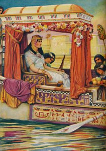 Kleopatra - Die Schlange des alten Nils in der königlichen Galeere, ca. 1925