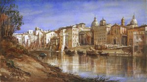 Die Ufer des Tiber