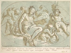 Venus umgeben von Putti von Arthur Pond