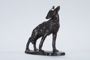 Wachsamer Kojote (Bronze)