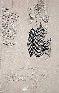Eine Wassernymphe, Titelbildillustration aus William Shakespeares 