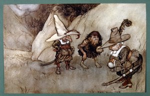 Eine Kurzgeschichte des amerikanischen Autors Washington (Illustration) von Arthur Rackham
