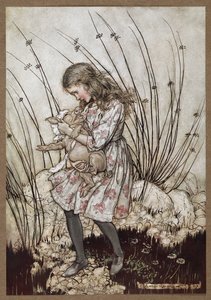 Alice und das als Baby verkleidete Schwein