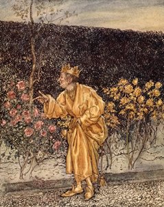 Jede Blume verwandelte sich in Gold, Illustration aus 