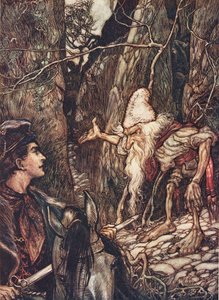 Guter Zwerg, kannst du mir nicht sagen, wo meine Brüder sind? aus den Märchen der Brüder Grimm, veröffentlicht 1909
