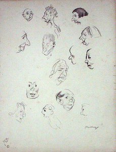 Groteske Gesichter von Arthur Rackham