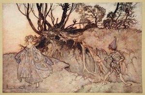 Wie jetzt Geist! Wohin wanderst du, Illustration aus 