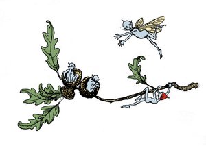 Illustration von Arthur Rackham für Ein Sommernachtstraum von William Shakespeare von Arthur Rackham