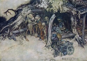 Illustration von Arthur Rackham für 