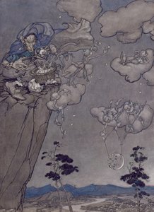Illustration aus Rip Van Winkle von Washington Irving (1783-1859) 1904 von Arthur Rackham