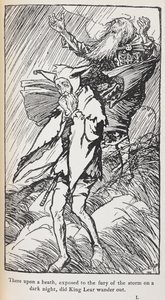 Illustration von König Lear