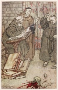 Illustration von Die Dohle von Rheims, 1907 von Arthur Rackham