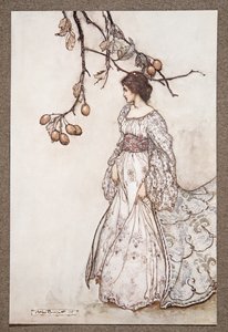 Sieht überhaupt nicht tanzend aus, aus Peter Pan in Kensington Gardens von J M Barrie, veröffentlicht 1906 von Arthur Rackham