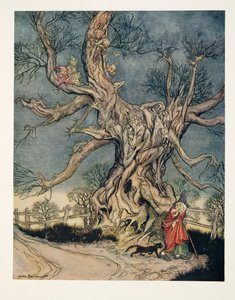 Major Andres Baum, aus Die Legende von Sleepy Hollow von Washington Irving (1783 - 1859), veröffentlicht 1928