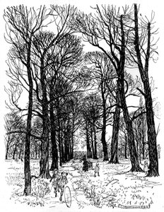 Peter Pan in den Kensington Gardens von Arthur Rackham