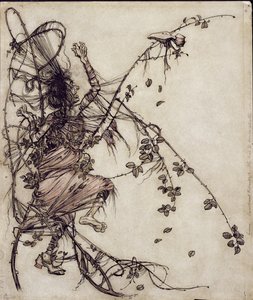 Liebster Roland, Illustration aus Die Brüder Grimm, übersetzt von Mrs. Edgar Lewis, veröffentlicht 1900