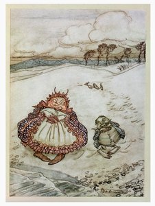 Der Krebs und seine Mutter, Illustration aus 