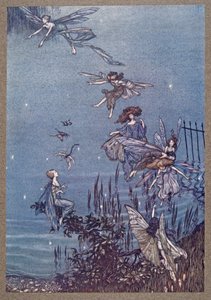 Die Feen der Serpentine, aus Peter Pan in Kensington Gardens von J M Barrie, veröffentlicht 1906