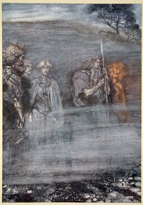 Die Götter werden blass und alt beim Verlust von Freia, 1910 von Arthur Rackham