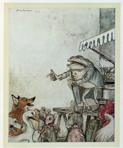 Der Quakfrosch, Illustration aus 