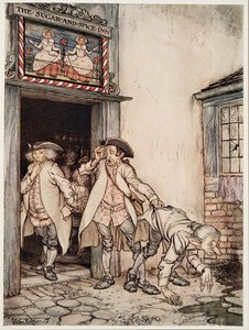 Die drei Feldscherer, aus Brüderchen & Schwesterchen und andere Märchen der Brüder Grimm, veröffentlicht 1917 von Arthur Rackham