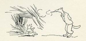 Die drei kleinen Schweinchen von Arthur Rackham