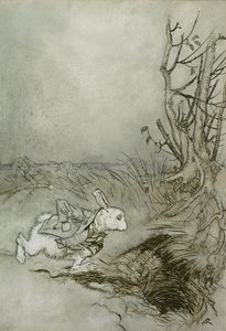 Das weiße Kaninchen, Illustration aus 
