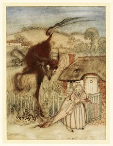 Nun! kicherte sie, ich habe Glück!, aus Englische Märchen, 1922