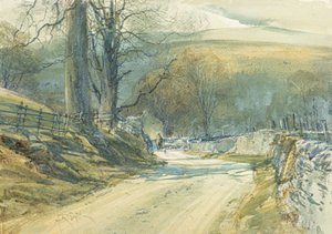 Die kurvenreiche Straße, Upper Wharfedale von Arthur Reginald Smith