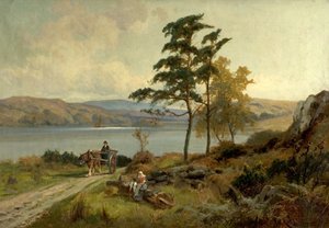 In der Nähe von Betws-y-Coed, Nordwales von Arthur Walker Redgate