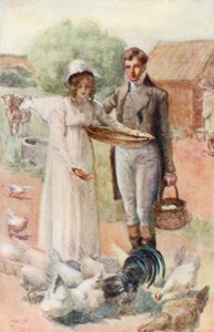 Illustration für Northanger Abbey von Jane Austen von Arthur Wallis Mills