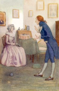 Illustration für Stolz und Vorurteil von Jane Austen von Arthur Wallis Mills